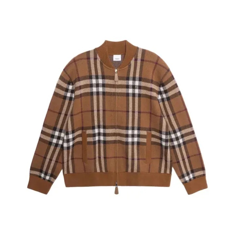 Burberry Burch brown bomber jacket